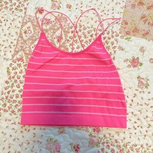 Pink Crop Tank